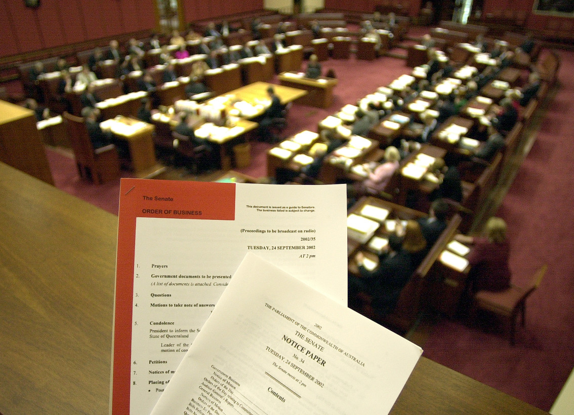 Permalink to Parliamentary vote tracker project: what we are doing and why Chamber Red and Notice Paper